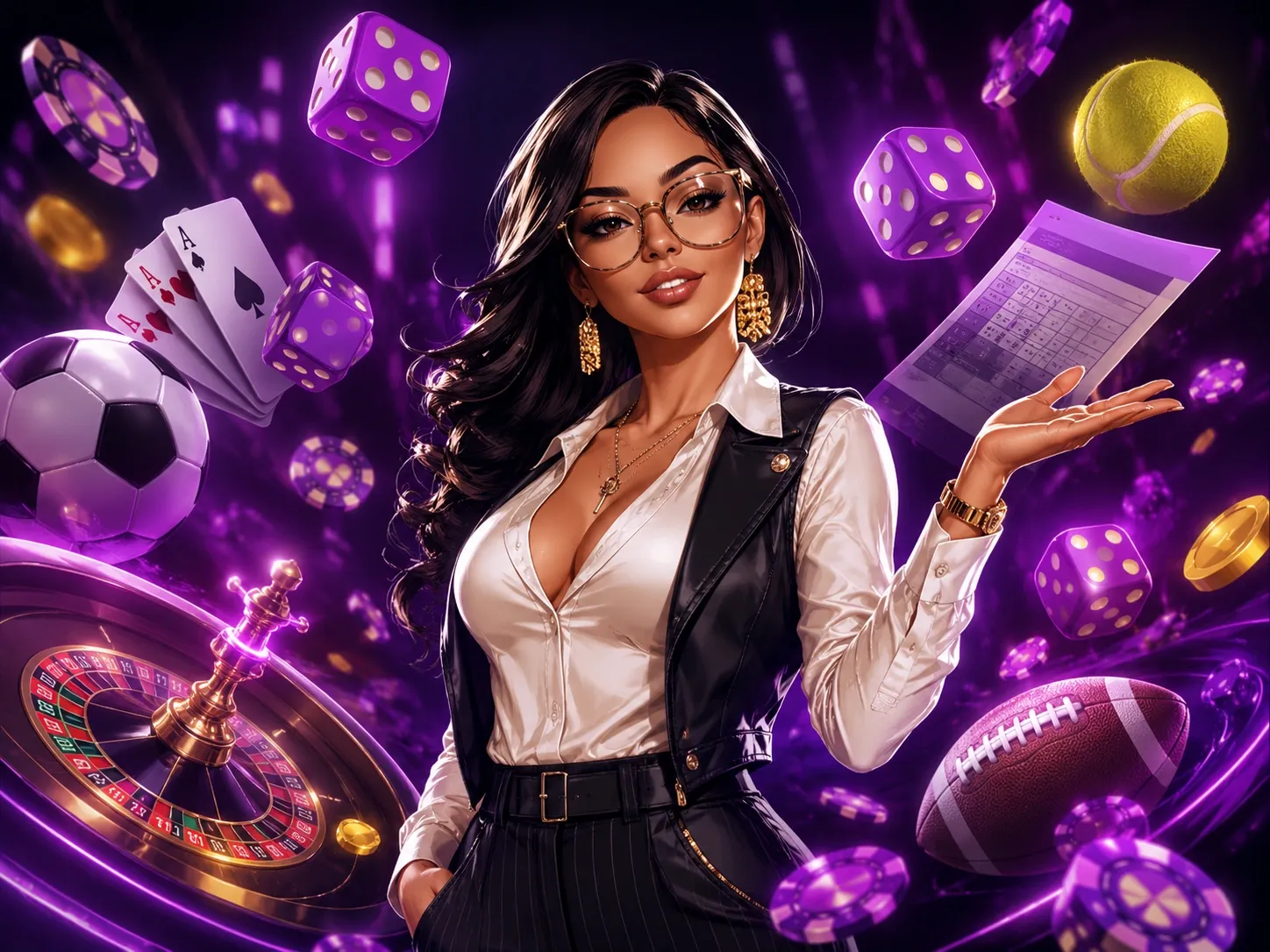 Glow dice boulevard